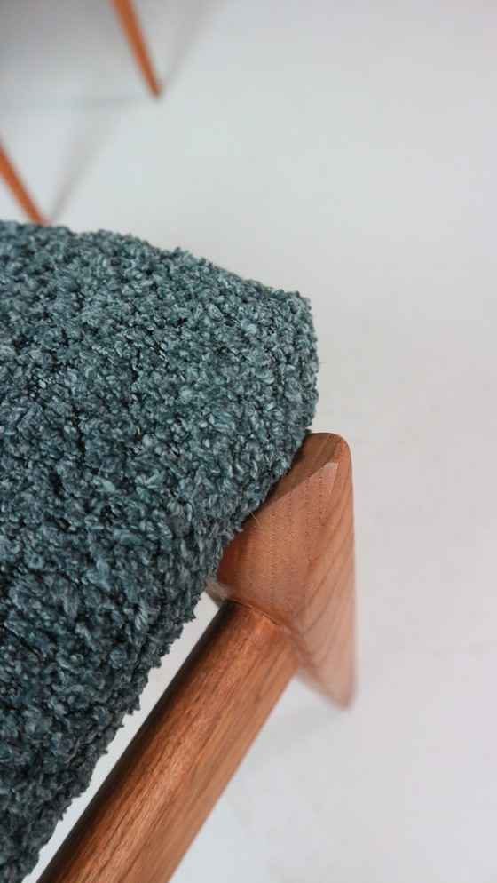 Image 1 of Satz von vier Esszimmerstühlen von ISA Bergamo, 1960er Jahre.