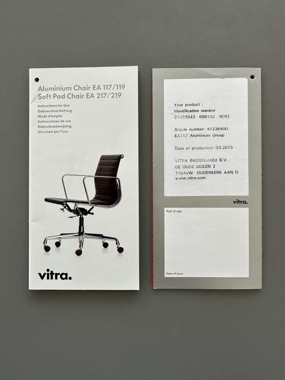 Image 1 of Vitra EA 117 bureaustoel