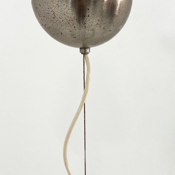 Image 1 of Folded Chromed Chandelier, 1970s