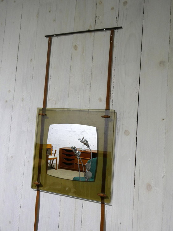 Height-Adjustable Vintage Mirror, Italy, 1970 (photo 2 of 7)