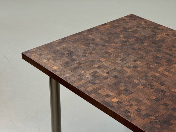 Image 1 of Mosaic table, height-adjustable, by Dieter Waeckerlin for Idealheim, 1960s