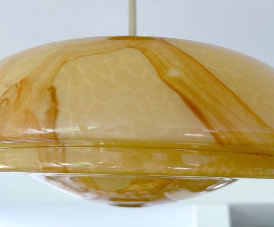 Image 1 of Lampe pendante en verre Art Déco