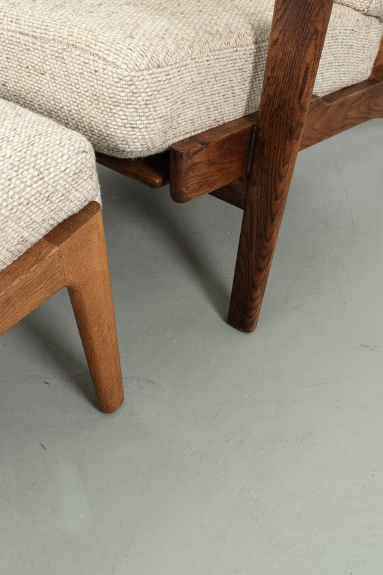 Image 1 of Hans Wegner GE 290 fauteuil met voetenbank