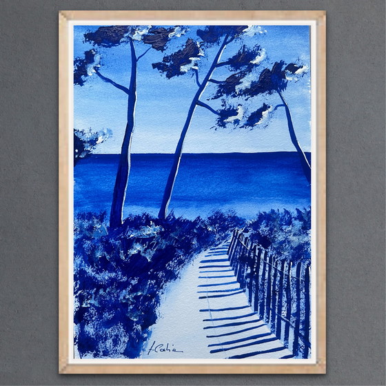 Image 1 of Boceto firmado por el artista.