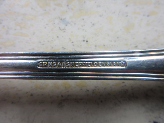 Image 1 of Berry Spoon EPNS A1 Sheffield England Silverplate Art Nouveau Style