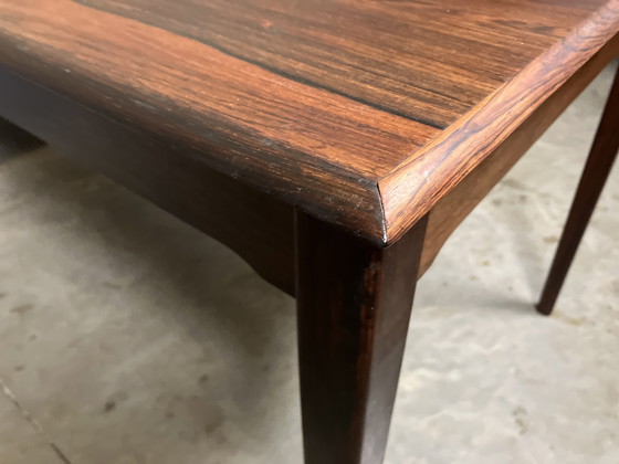 Image 1 of Table de salle à manger extensible Mid Century en bois de rose