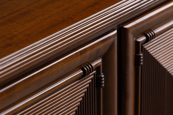 Image 1 of Architectural Modernist Sideboard, France, Mid-20th Century