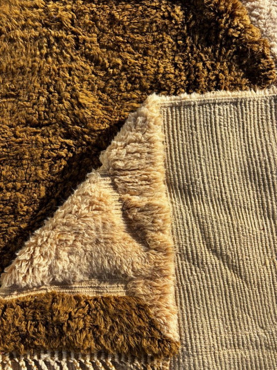Image 1 of Luxe Marokkaans Berber wollen tapijt 210x300 cm – Berber tapijt voor de woonkamer