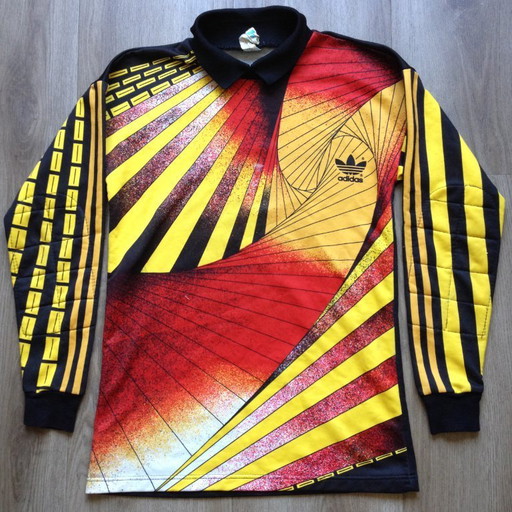 Vintage Adidas goalkeeper football shirt