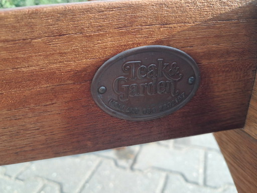 2 sillas apilables de teca Teak & Garden