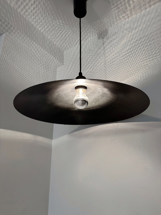 Image 1 of Lámpara colgante de metal microperforado de los años 60