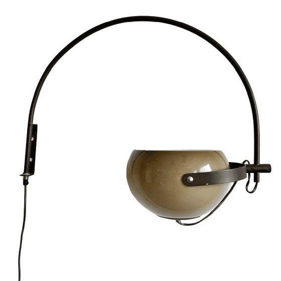 Mid-Century Design Dijkstra Arc Lamp Mushroom Wall Lamp 1970s – Dijkstra Lampen, Wall lights, Metal, Plastic (photo 5 of 12)