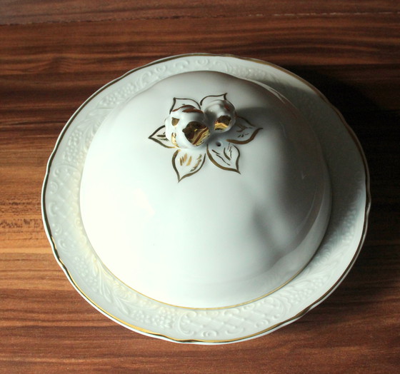 Image 1 of Mantequera redonda de porcelana de alta calidad - Schumann/Marked