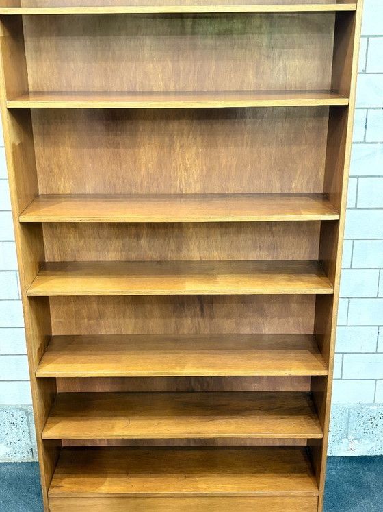 Image 1 of Vintage boekenkast / Wandplank uit het midden van de 20e eeuw / Plank uit de jaren 60 / Boekenkast / Boekenplank