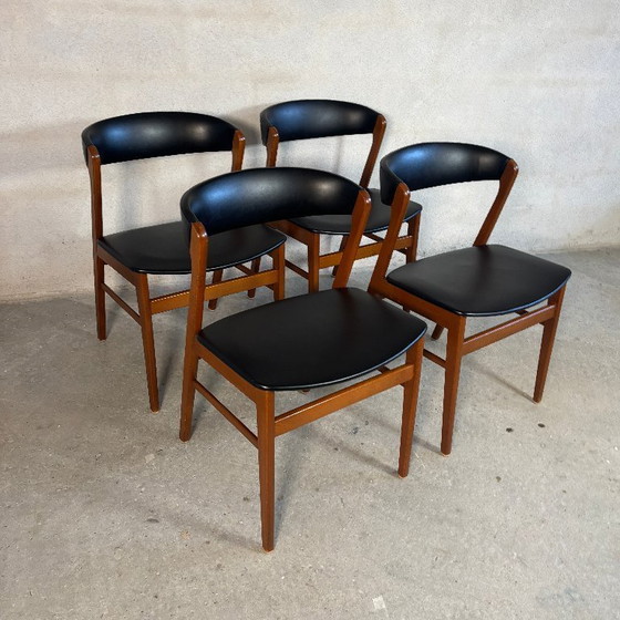 Image 1 of 4x dining chairs by SAX – Danish Vintage