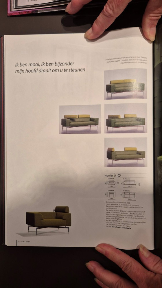 Image 1 of Leolux Loveseat type Howlo 