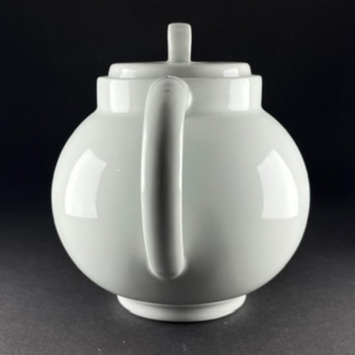 Vintage IKEA 365+ teapot by Susan Pryke – white feldspar porcelain – servies (photo 2 of 7)