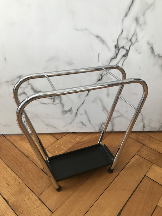 Image 1 of Umbrella stand Chrome-plated steel