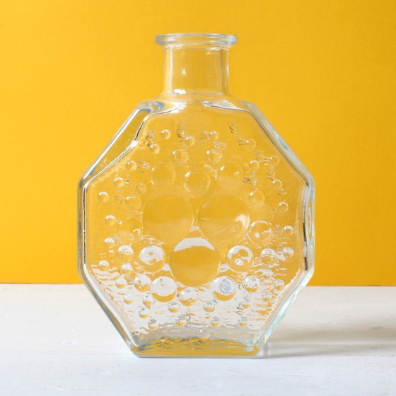 Image 1 of Mid-century Clear Stella Polaris Vase by Nanny Still for Riihimäki / Finland / 1967