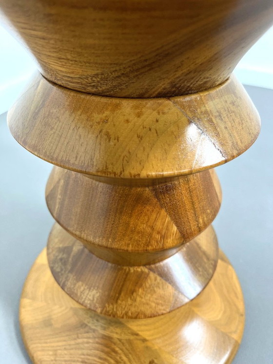 Image 1 of Sgabello modello A in noce, prodotto nei primi anni '90 da Ray & Charles Eames per Vitra.