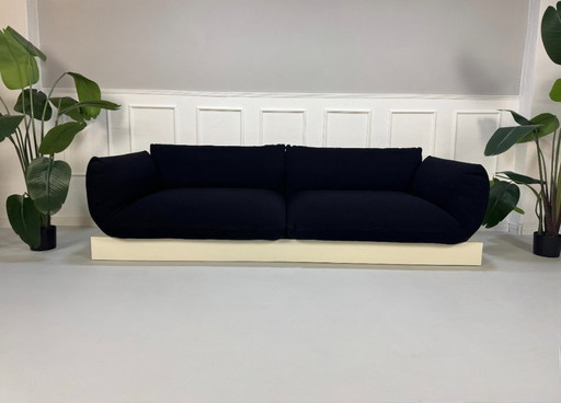 COR Jalis sofa fabric black set with base
