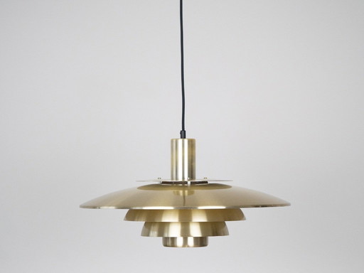 Lámpara colgante danesa vintage Verona de Kurt Wiborg, Jeka, década de 1980.