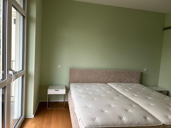 Image 1 of Designer bed by Christine Kröncke + mattresses + slatted frame *like new