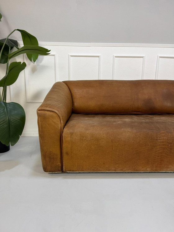 Image 1 of De Sede DS 47 Sofa Leder DeSede Bruin Zwitserland Bank 3 Zits