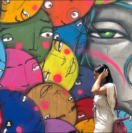 Image 1 of UTOPIA - Kids on Guns Hill - Artist's painting under glass