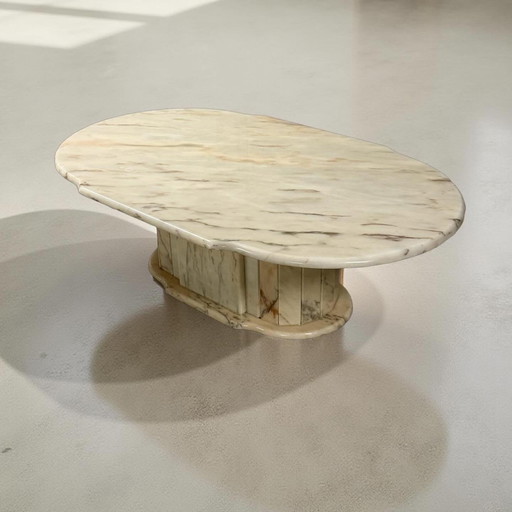 Vintage marble coffee table, Italy 1960s