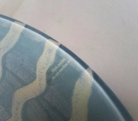 Monica Backstörm 'Tonga' decorative plate Kosta Boda 1998 Sweden – Decorative Objects, Glass (photo 4 of 6)