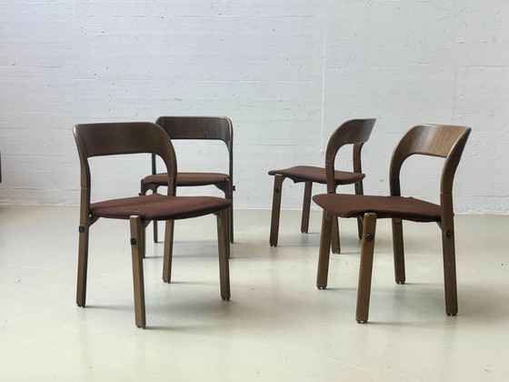 20 vintage chairs by Dietiker, 1986 – Side chairs, Wood (photo 4 of 11)