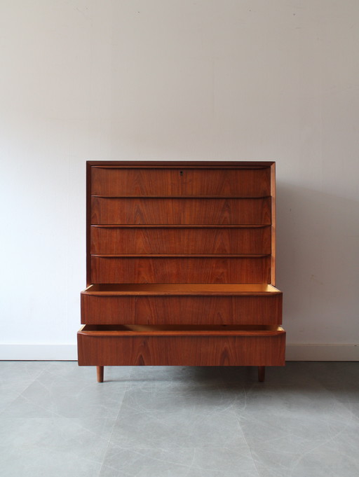 Commode danoise vintage en teck, grande !