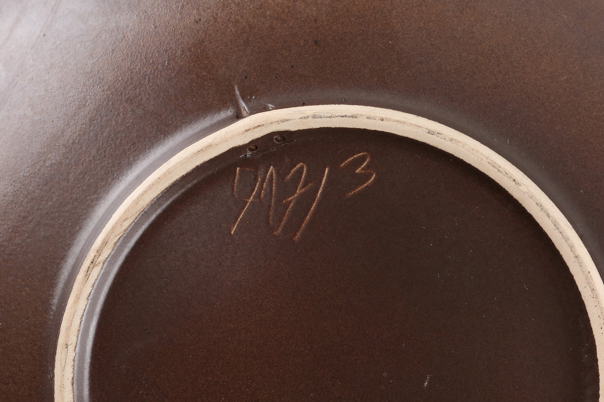 Ruscha Keramik Fat Lava Wall Plate Mushrooms 717/3, West Germany