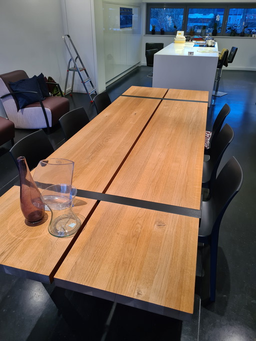 Table de salle à manger en chêne sur mesure