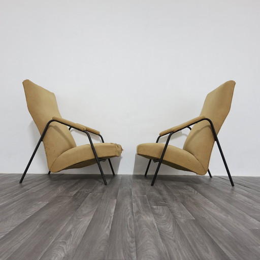 ALF SVENSSON LJUNG INDUSTRIER Pair of Armchairs Design Modernariato 1950’s
