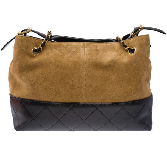 Image 1 of Sac CHANEL en Suède Beige - 103487
