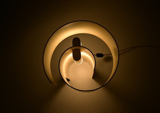 Image 1 of "Spiral" tafellamp van Ingrid Hsalmarson voor New Lamp, 1970