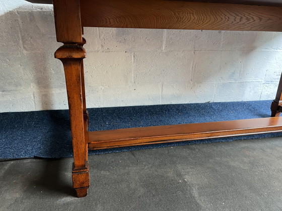 Cherry wood Art Nouveau RAC Royal antique dining table (photo 8 of 12)