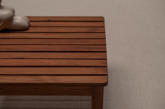 Image 1 of Modernist set of two ‘lattenbank’ coffee tables, 1960s