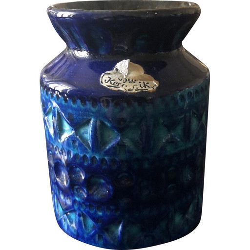Vase vintage par Bodo Mans pour Bay Keramik, Allemagne 1960