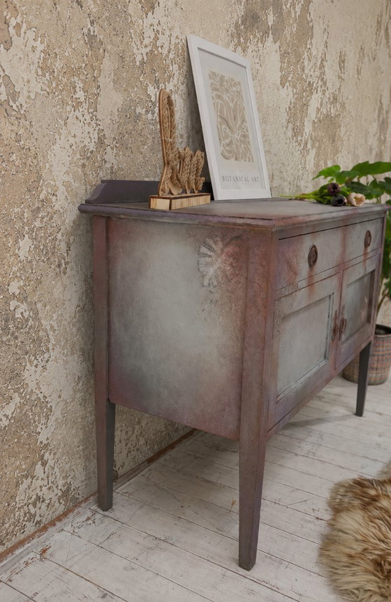 Image 1 of Wooden antique engish cabinet 