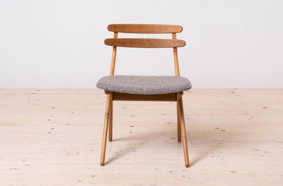 Image 1 of Set of 4 Dining Chairs, model SAKS by Poul Volther, Timless Danish Design, Fully Restored