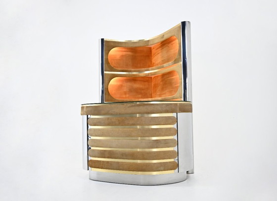 Image 1 of Barset toegeschreven aan Willy Rizzo, jaren 70