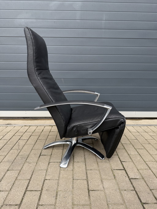 Jori Brainbuilder relax cuir noir, médium, mono-mouvement