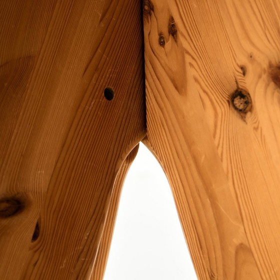 Image 1 of MK10156 Esstischgarnitur aus Kiefernholz von Rainer Daumiller für Hirtshals Savvaerk, 5er-Set