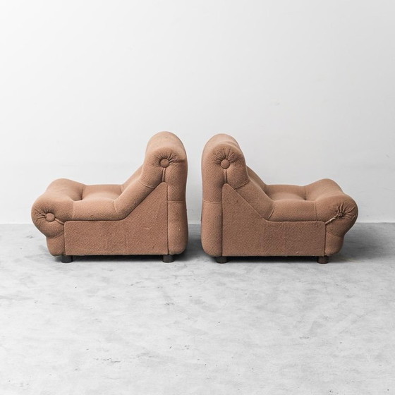 Image 1 of COPPIA DI POLTRONE REZIA DI EMILIO GUARNACCI PER 1P, ANNI '70, VINTAGE, ANTIQUARIATO MODERNO