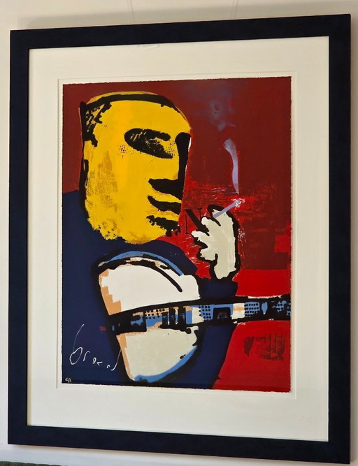 Herman Brood – Banjospieler / Gitarrist / Der Raucher – E.A. – Handsigniert