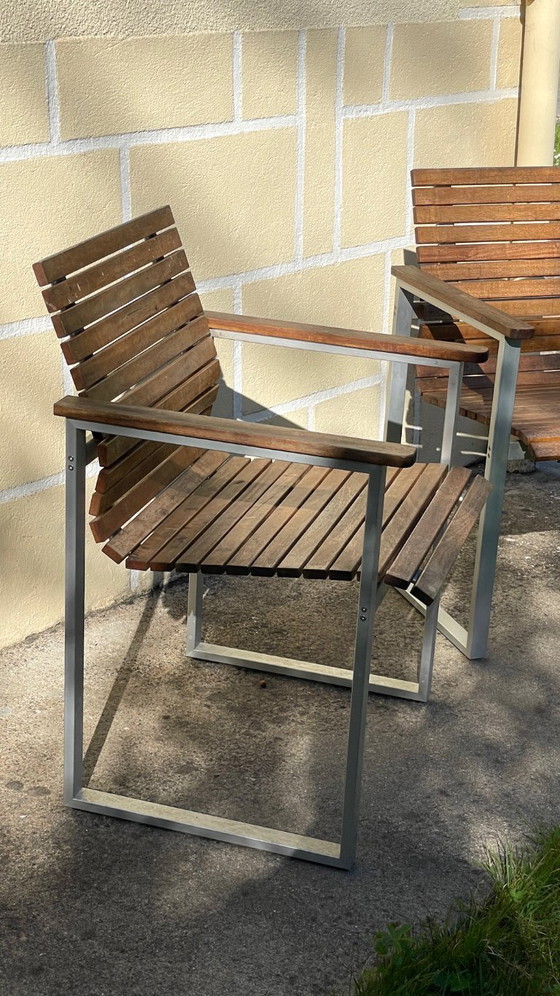 Image 1 of Pair of Esprit Karin Mobring armchairs from Ikea