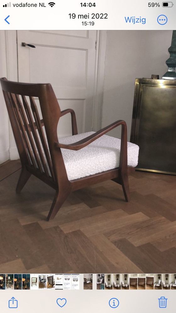 Image 1 of Two Italian 1950s chairs